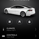 Tesla app with unlocked battery capacity